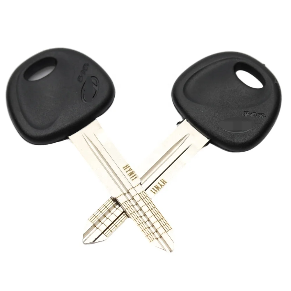 Car blank Key with Graduation Scale Lineation Flat Milling Shear Gear for Hyundai Kia Scale Key Shear Gear Blank key HYN11