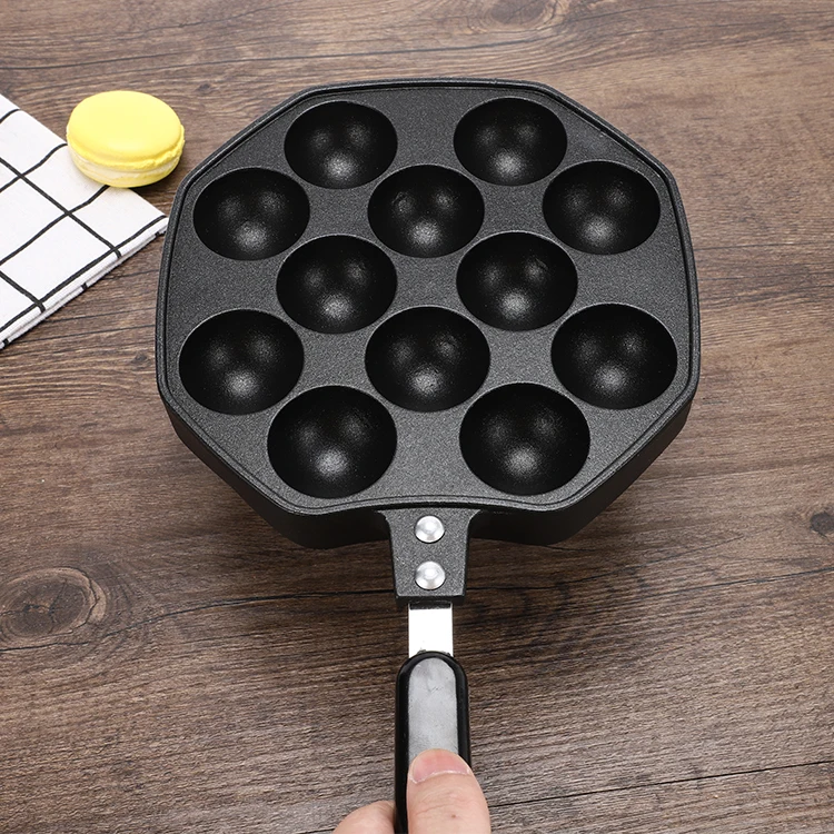 Best selling Non-stick Japanese Gas Takoyaki Maker  Durable Balls Plate Octopus Ball maker