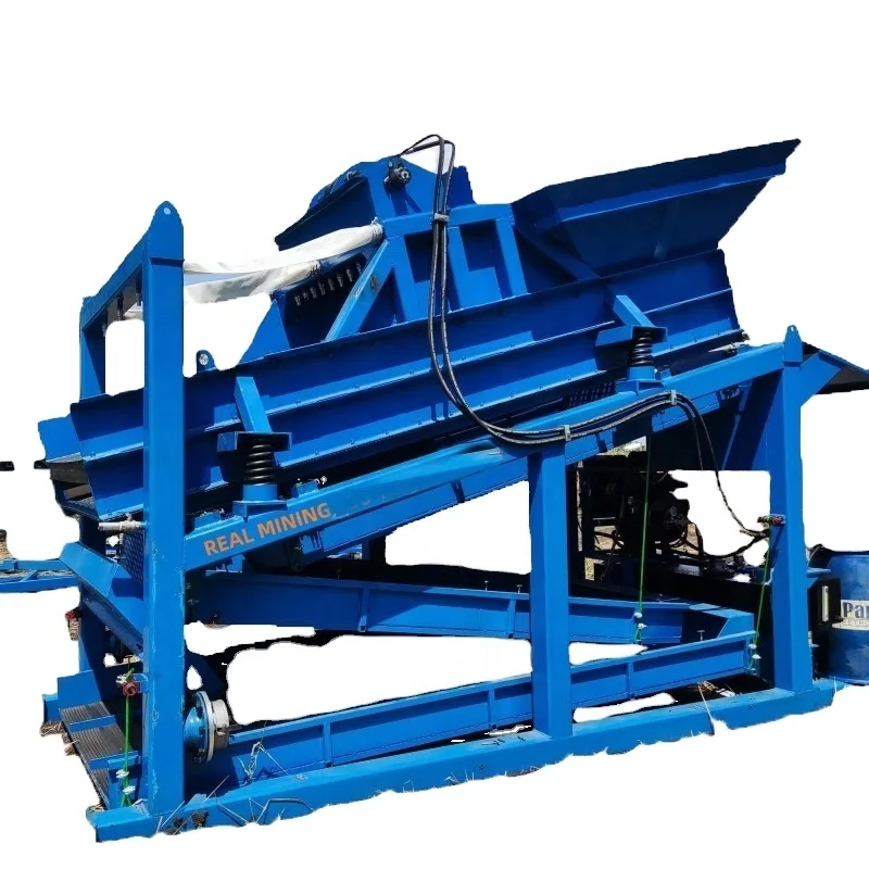 Mineral Linear Vibrating Screen For Gold Ore Gold Mining