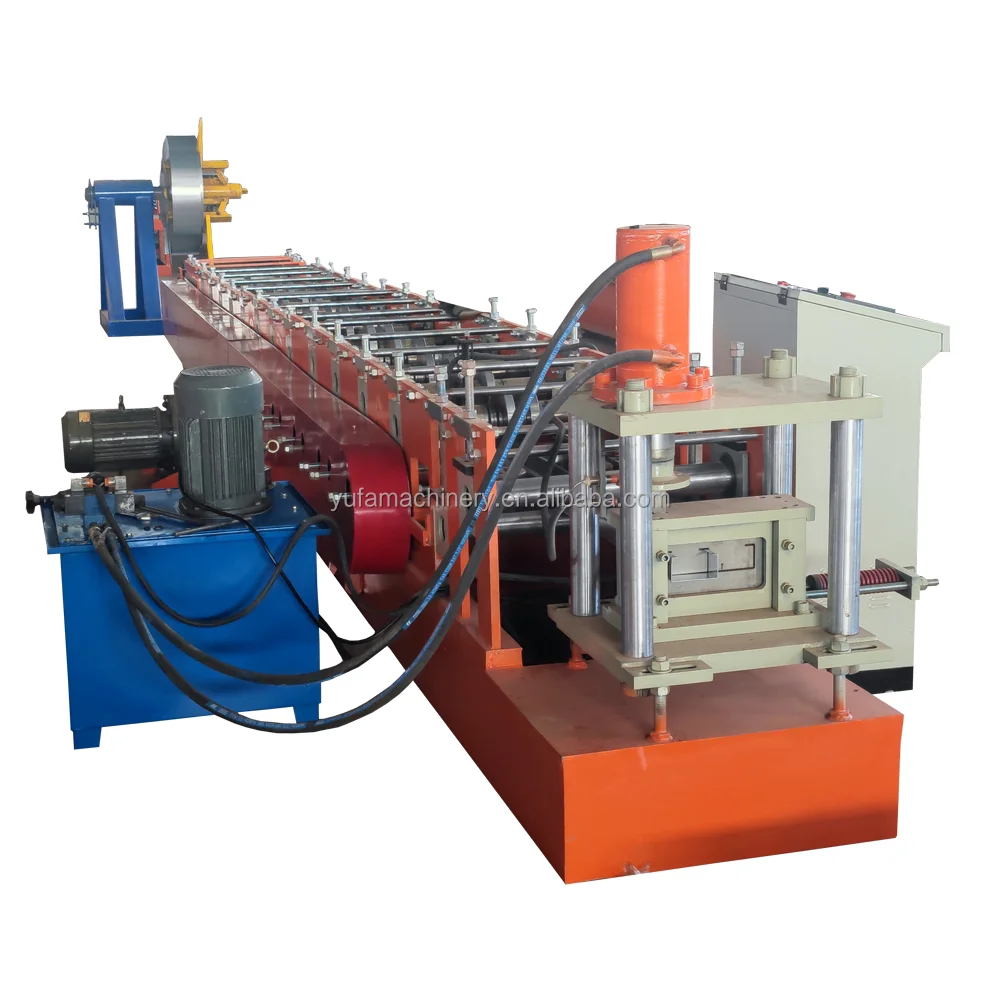 Manual  interchangeable sizes C purlin roll forming machine steel Frame C shape making machine