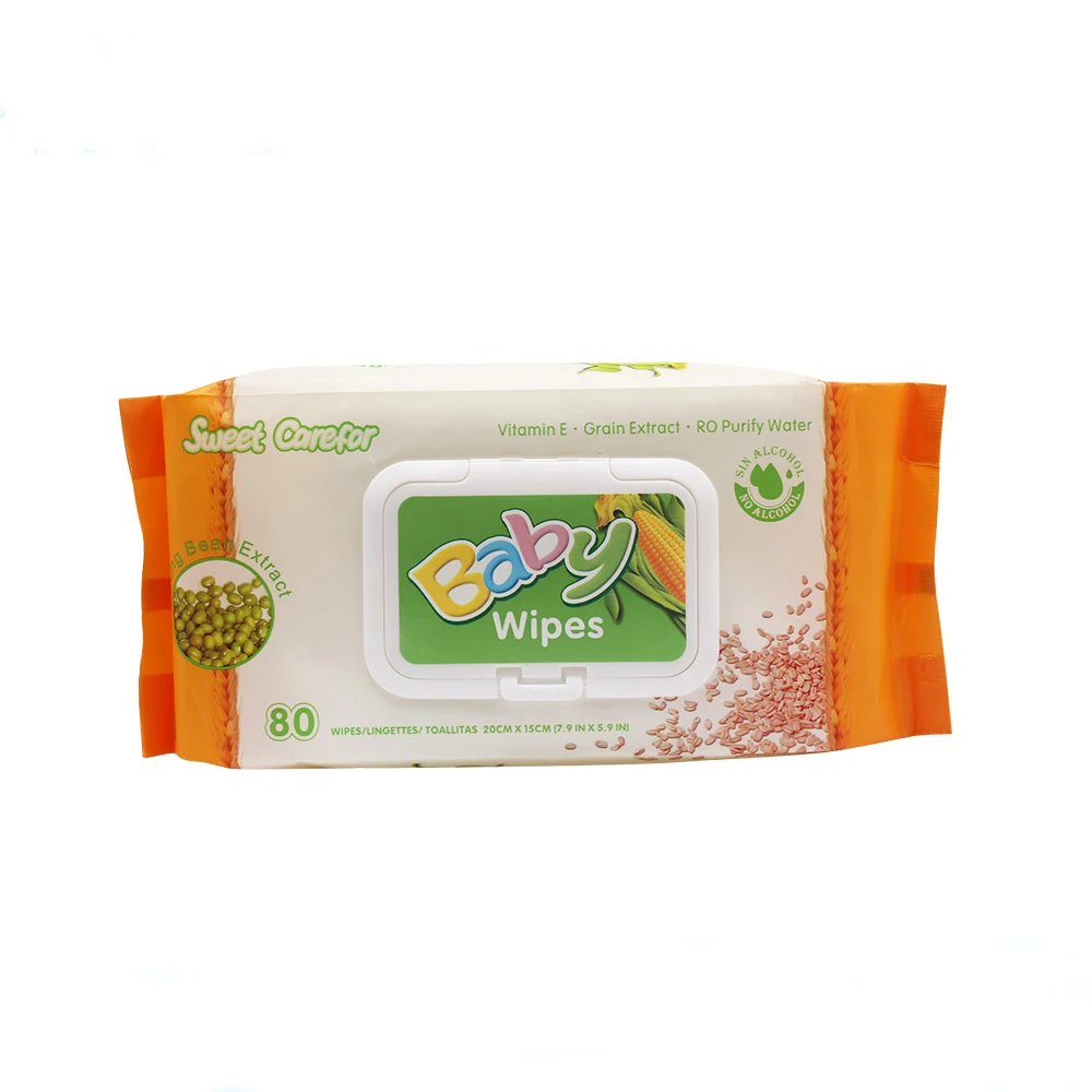 BSCI Certified Factory Wet Wipes OEM Wholesale PH Natural Organic Baby Wipes Baby Cleaning Wipes