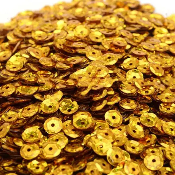 8x8mm copper colorful Spangle Sequin in bulk