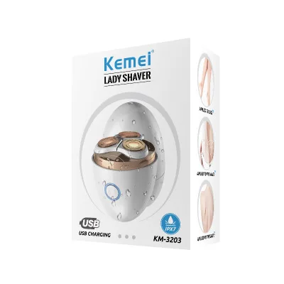 Kemei -3203 New product explosion shaving armpit private parts body washable Kemei kemei electric hair removal device razor