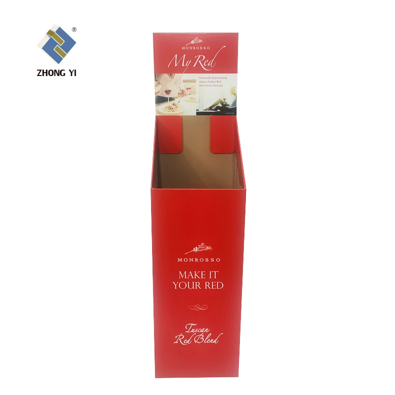 Customized Logo Supermarket Promotion Hexagonal Corrugated Cardboard Dump Bins Display Stand for Toys Dolls