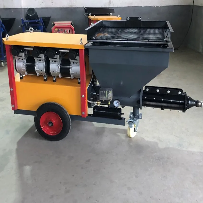 Factory sale mortar putty spraying machine wall plastering sprayer