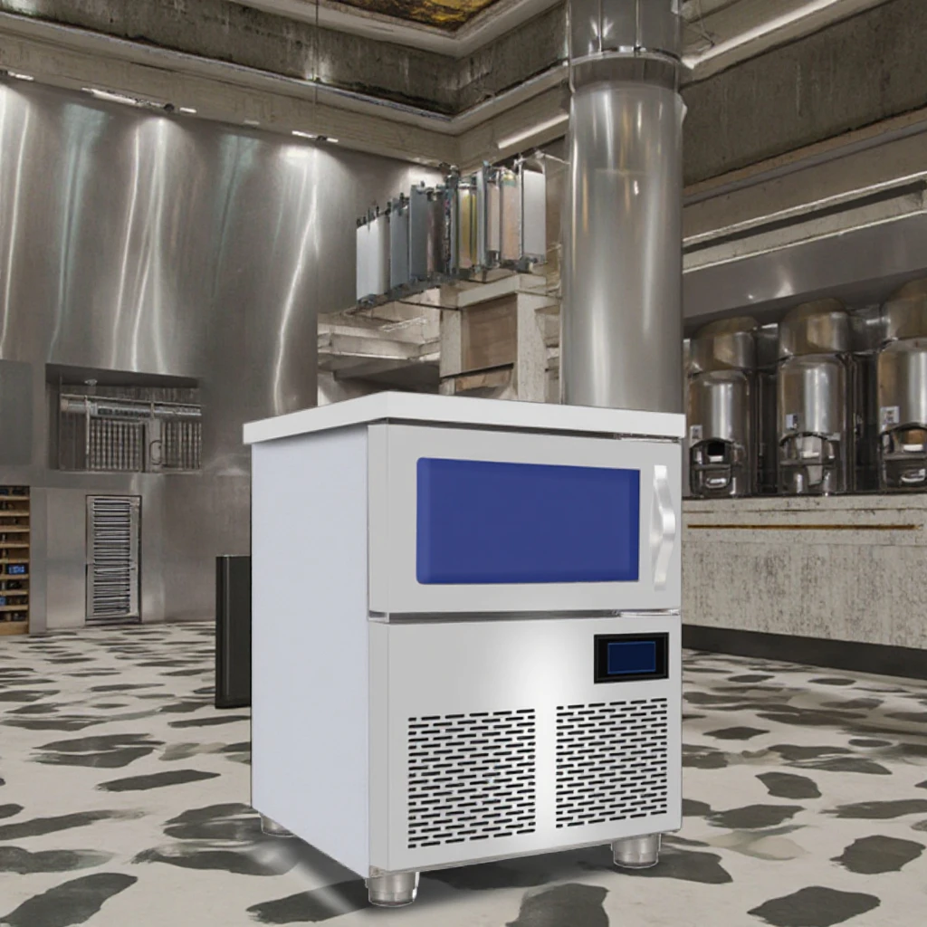 Stainless Steel Full Automatic Ice Machine Used Compressor Dining Wine Water Home Industrial Use Sale Ice Block Making Equipment