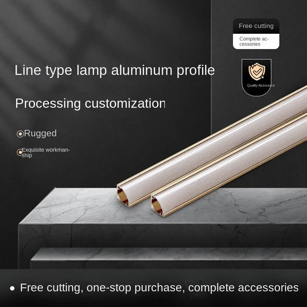 Color Cabinet Wardrobe LED Light Strip Channel 1m 2m 3m Recessed drywall Plaster wall LED Aluminum profile