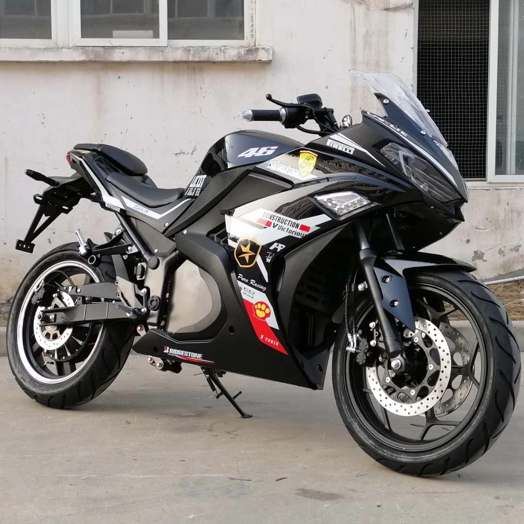 Factory Direct Price 3000W-8000W High Speed Powerful 110 km/h Racing Adult Electric Motorcycle