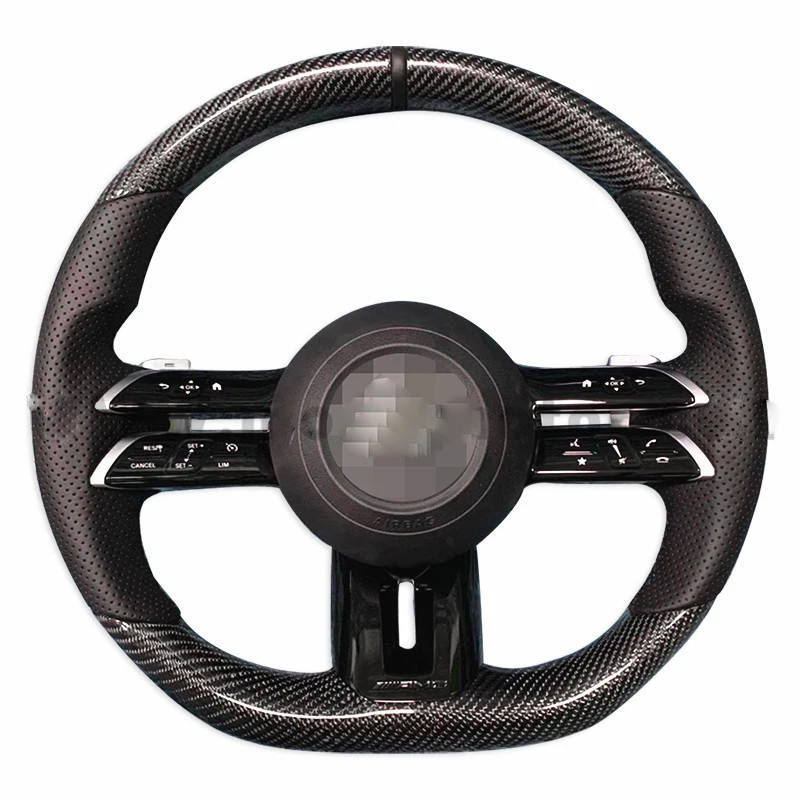 Private custom gloss carbon fiber steering wheel for benz Class E W212 CLASS-C W205 w204 /Available for all car models
