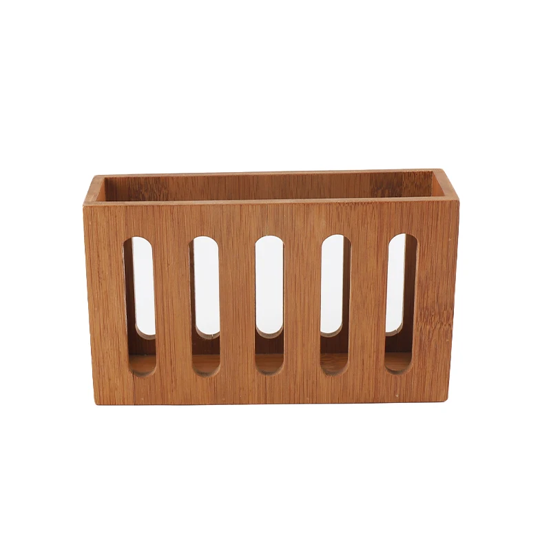 Natural Bamboo Kitchen Cutlery Utensils Holder Multi-Purpose Organize Storage Box Container