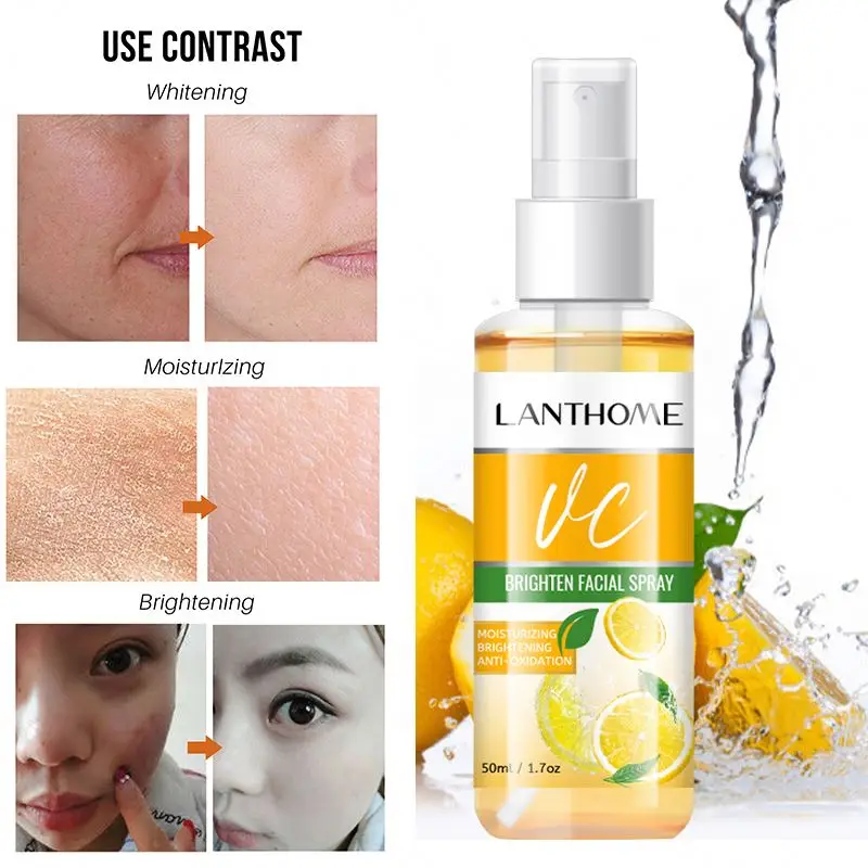 100% органический натуральный водяной спрей увлажняющий туман для лица розовая