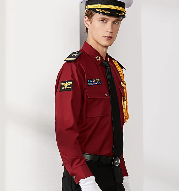 Male security guard uniform dress Safety clothing Uniform suit