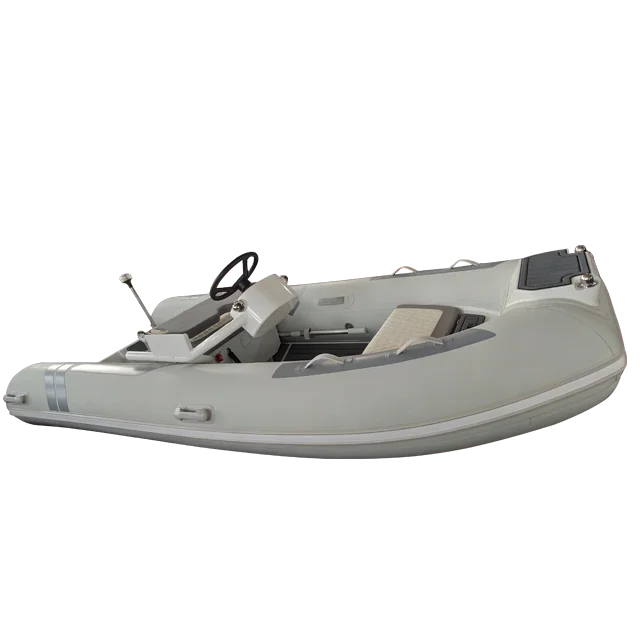 11ft Lake Rigid Orca Hypalon/PVC RIB360 Fiberglass Double Hull Inflatable Boat Dinghy