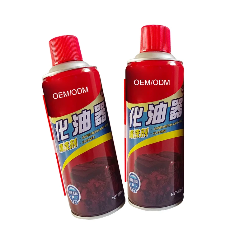 Manufacturer 450ml car care product carburetor cleaning choke carb cleaner