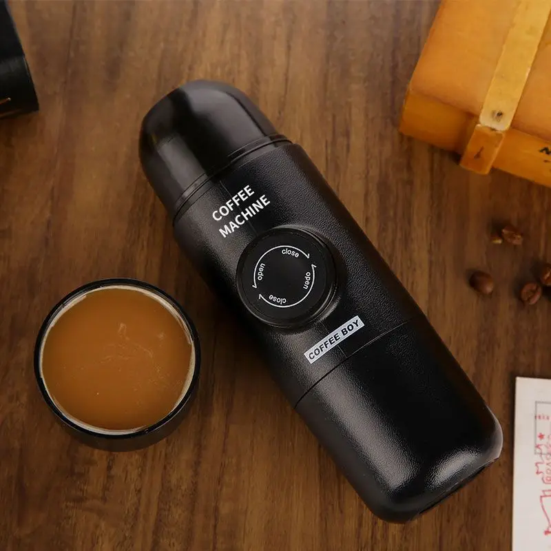 
Manual portability Reusable k cup capsule rechargeable portable coffee maker machine For Outdoor Camping Hiking 