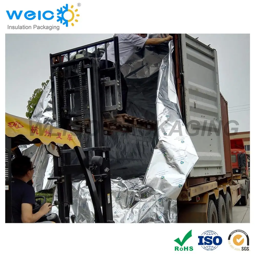 CTL packaging Aluminum foil bag insulation foil woven for container thermal container liner