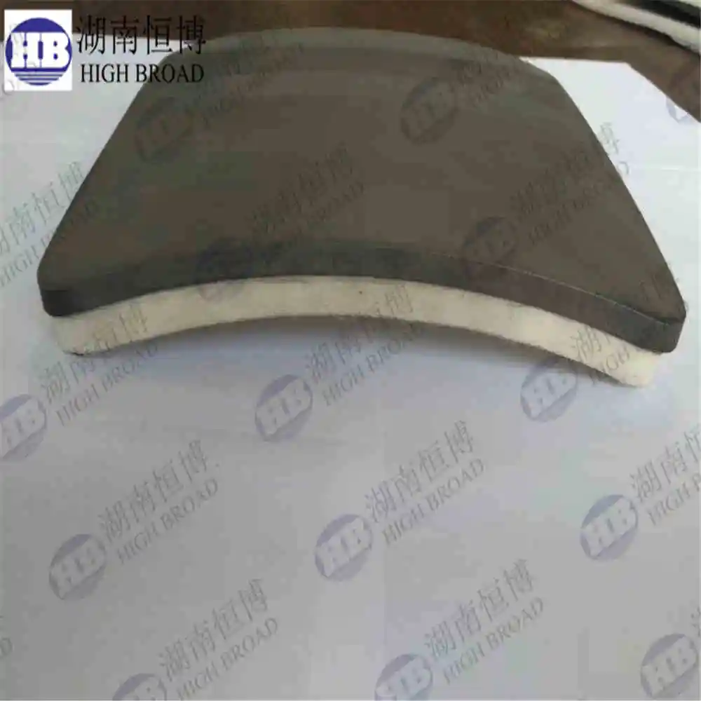 Ceramic plate silicon carbide tiles with NIJ IV level