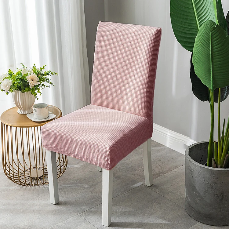 Colorful elastic thickened stretch spandex elastic chair cover seat covers for restaurant home