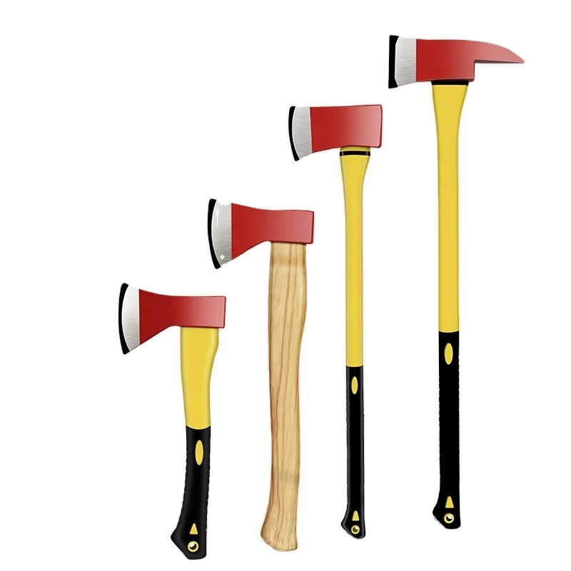 Hot Sale Cheap Price Forging Quality Axe Head pick head Axe Flat head axe With Strong & Durable & Insulated Fiberglass Handle