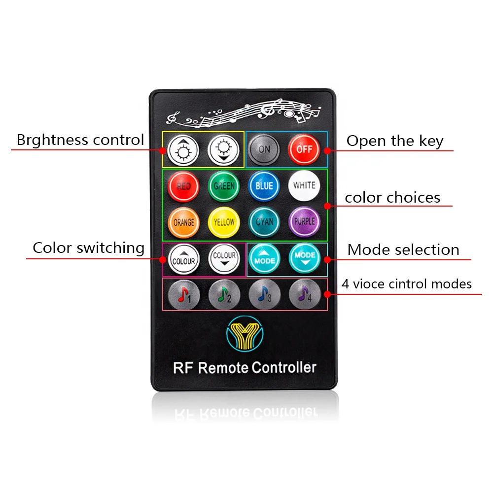 RGB App Control 36 LEDs Super Bright LED Rock Pod Lights For Truck ATV UTV Buggy car decoration Lights