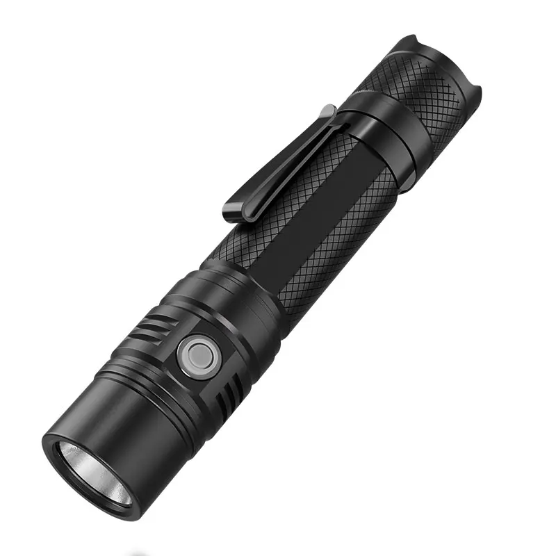Wholesale Professional Waterproof Camping Tactical Flashlight High Power Rechargeable Led Strobe Torch Light OEM