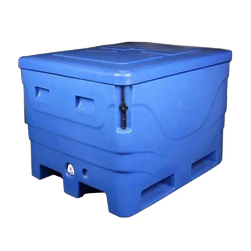 Изготовленный на заказ 400 литровый контейнер для льда, пластиковая Изолированная коробка для рыбы, транспортировочный кулер, контейнеры для рыбы