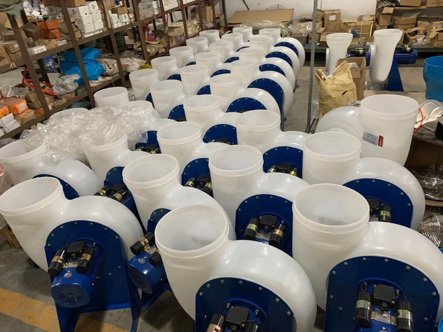 1.5KW Power PP Chemical Resistant Centrifugal  Blower Fan