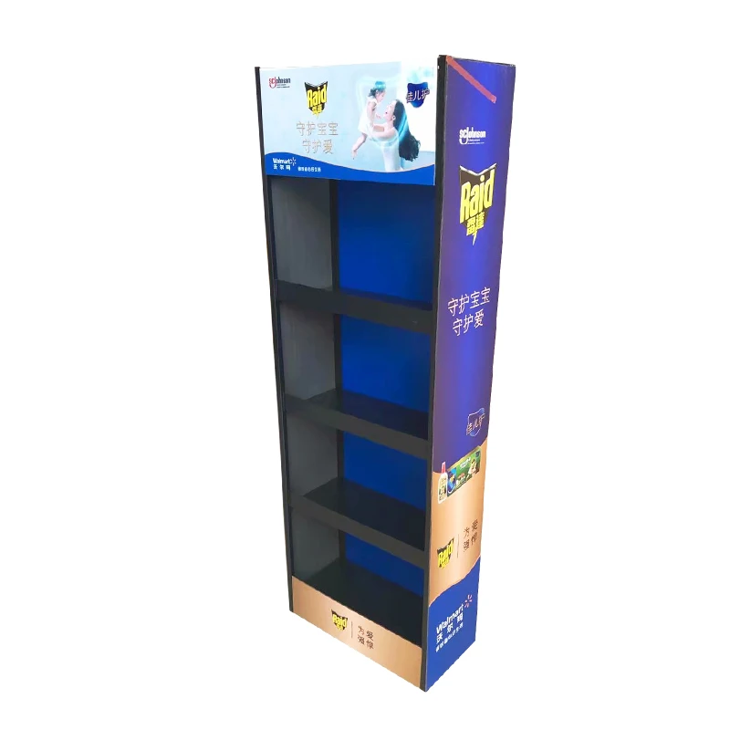 Hot Sale Fashion and Own Design Point Of Purchase Floor Pallet Display Snack POS Racks