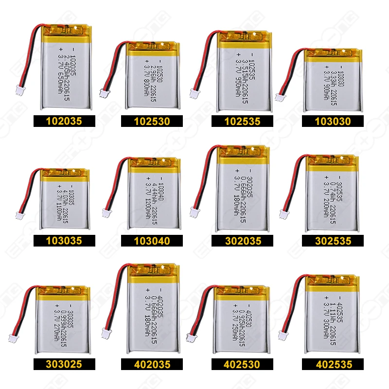 3.7V Polymer Li ion Battery 800mAh 3.7V Lithium Polymer Battery Lipo Batteries For Medical Device
