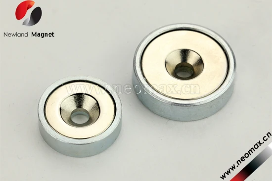 Pot Magnets High Performance Industrial Customized The Round Permanent Neodymium Pot Magnets