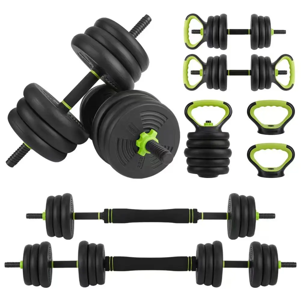 Factory Price Household Gym Equipment Barbell Kettlebell Push-up All-in- one dumbbell set 20kg 30kg 40kg