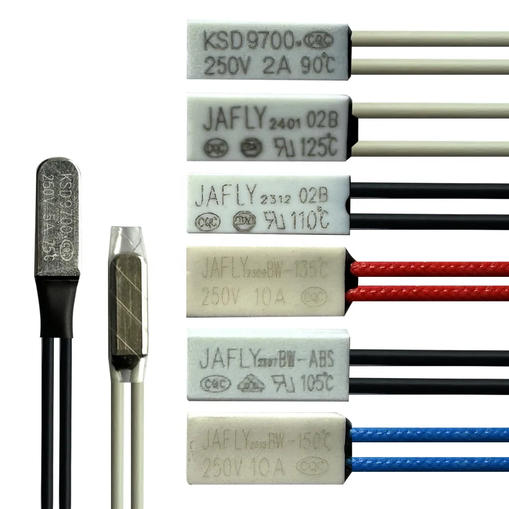 JIHUI KSD9700 Temperature Switch factory custom cheap bimetal thermal switch