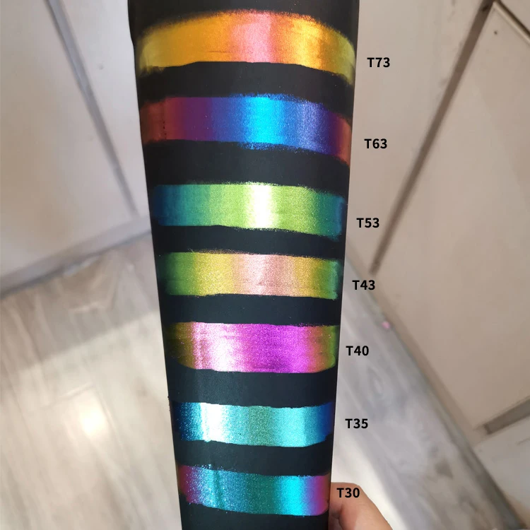 color shift metallic pigment for car paint chameleon pigment resin