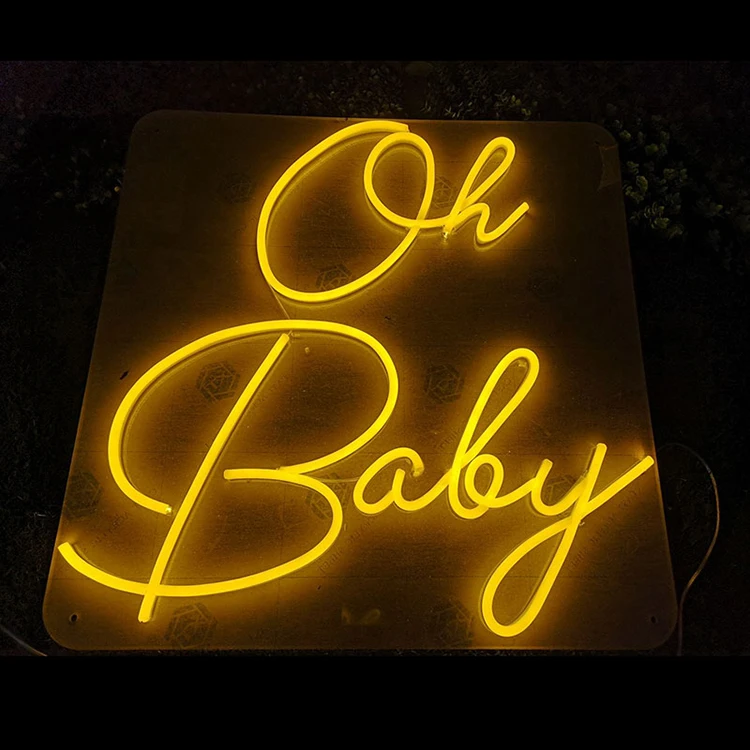 
Drop Shipping Custom Acrylic Led Neon Flex Strip 12 V Logo Sign Lights Lighted Sign For Sale 