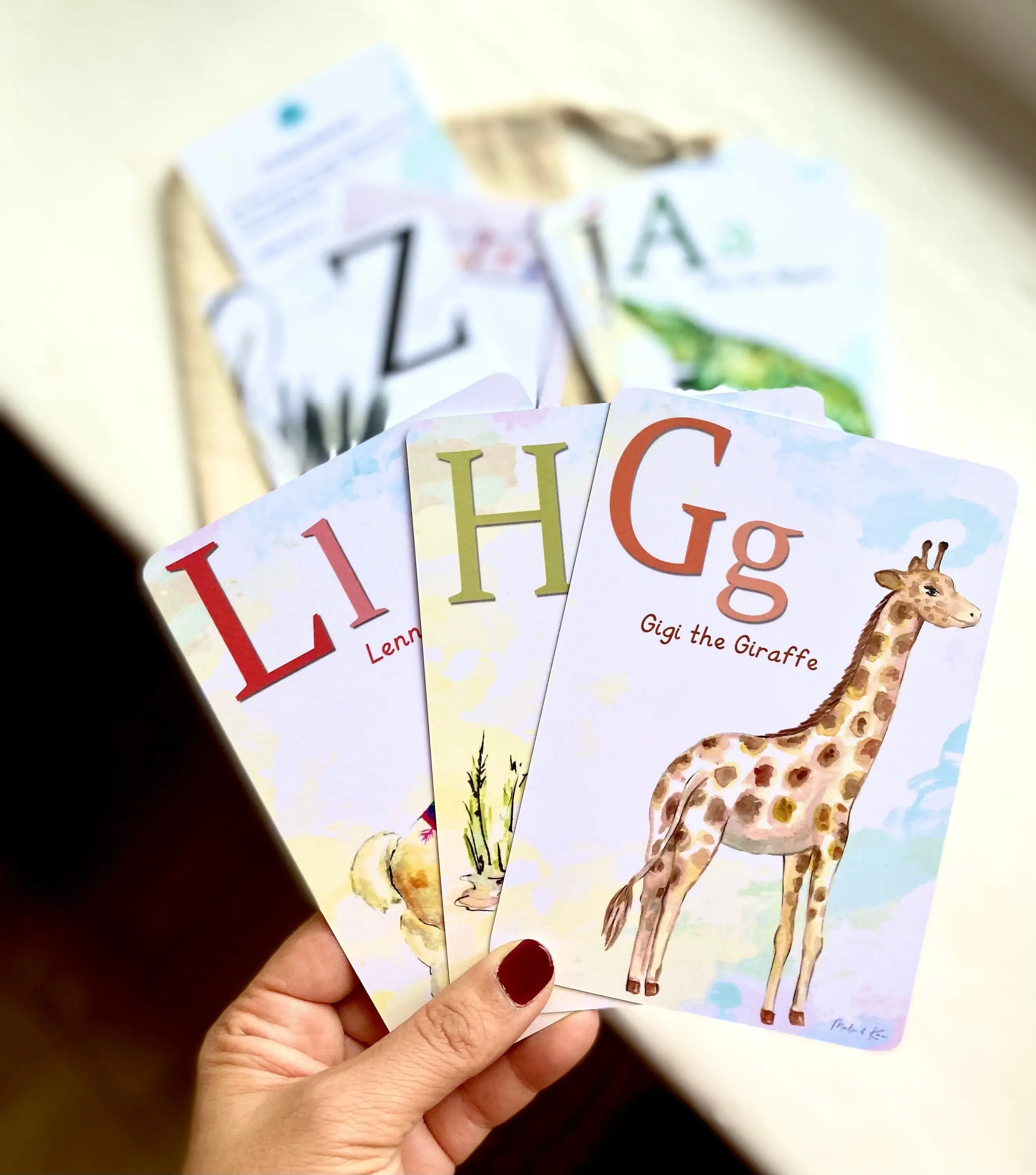 Colorful Double-Sided Flash Cards Flash Cards A To Z Flash Card Vocabulary