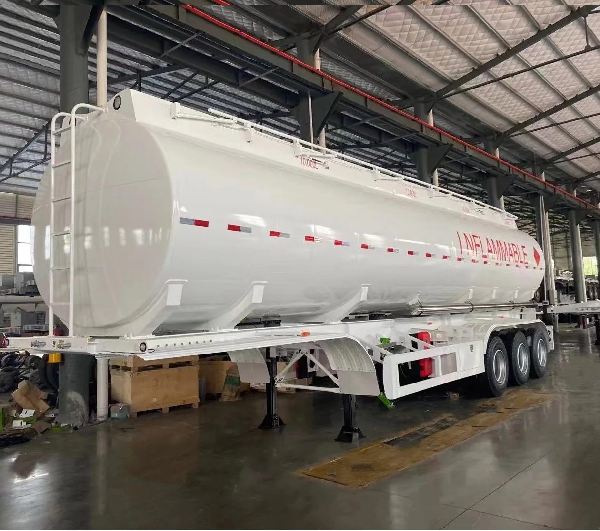 New Design 3 Axles 4 Axles Oil Fuel Aluminium Alloy Tanker Trailer 40000 45000 50000liters Tanker Trailer for Sale