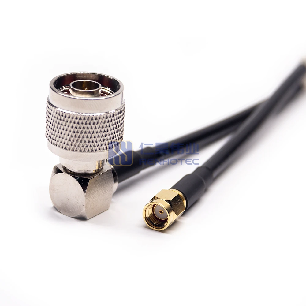 SMA Male Connector for LMR 200 Coaxial Cable N Male N-type 18G RF Bulkhead Jack Flexible Cable