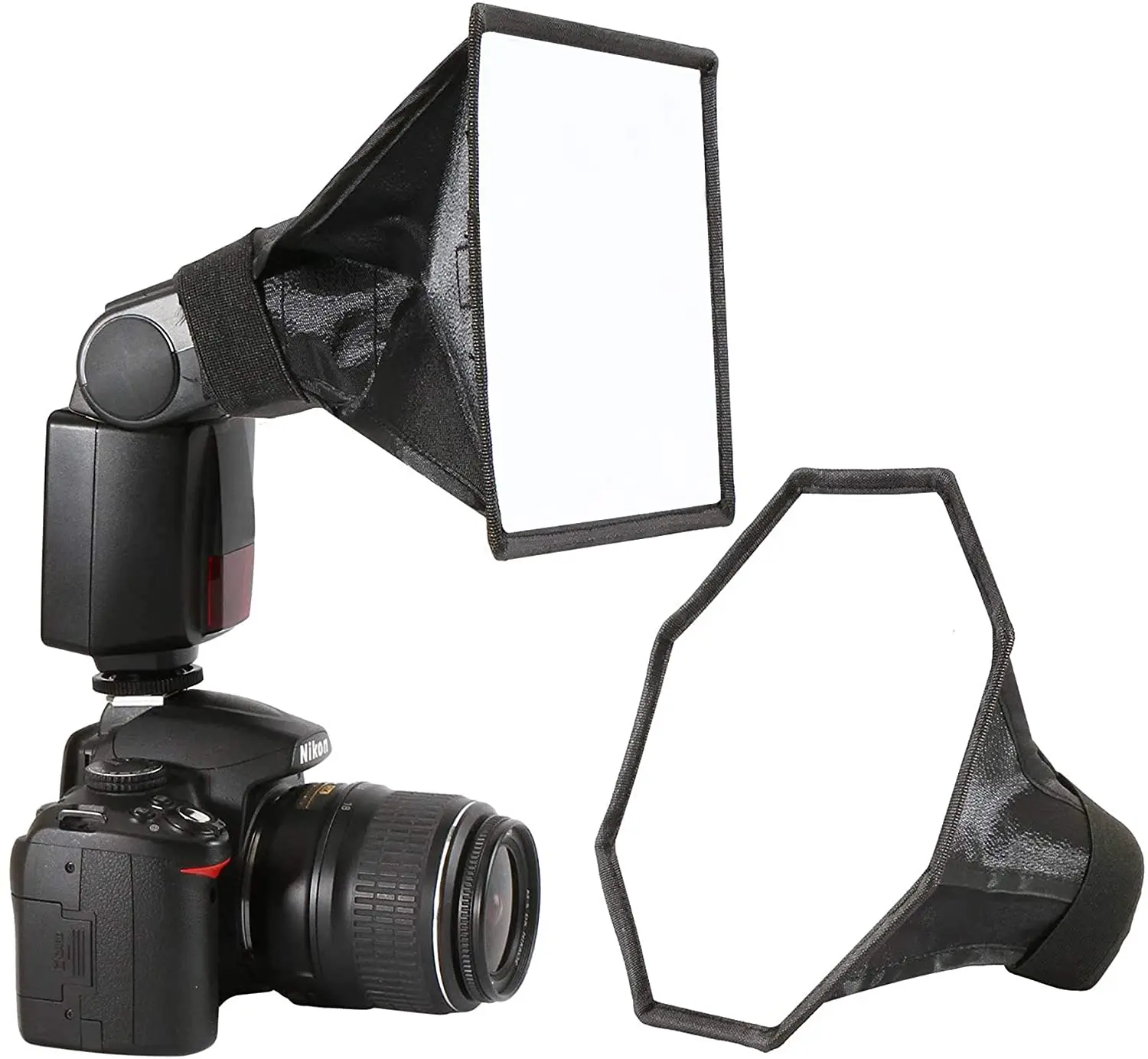 
Collapsible Flash Diffuser Octagon Light Softbox Set For Canon Yongnuo Nikon Speedlight  (1600203909783)