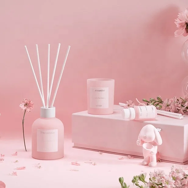 wholesale refill bouteille diffuseur frasco difusor jar 200ml empty luxury glass aromatherapy aroma reed diffuser bottle