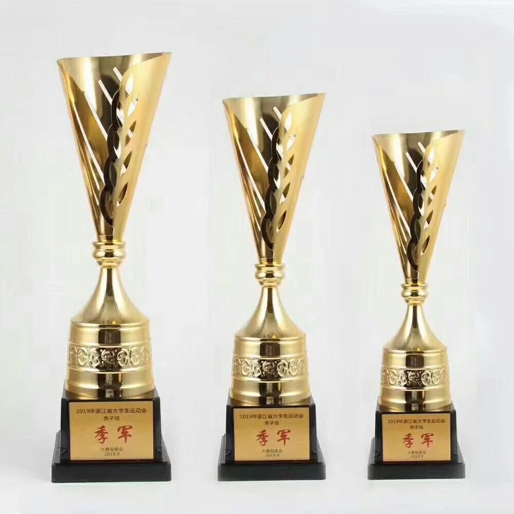 World best selling products new big gold football trophy for sale