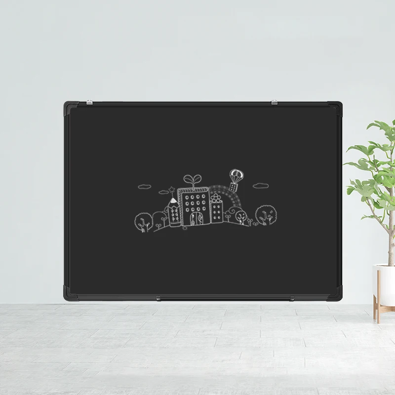 Magnetic aluminium frame school classroom bulletin chalkboard black board