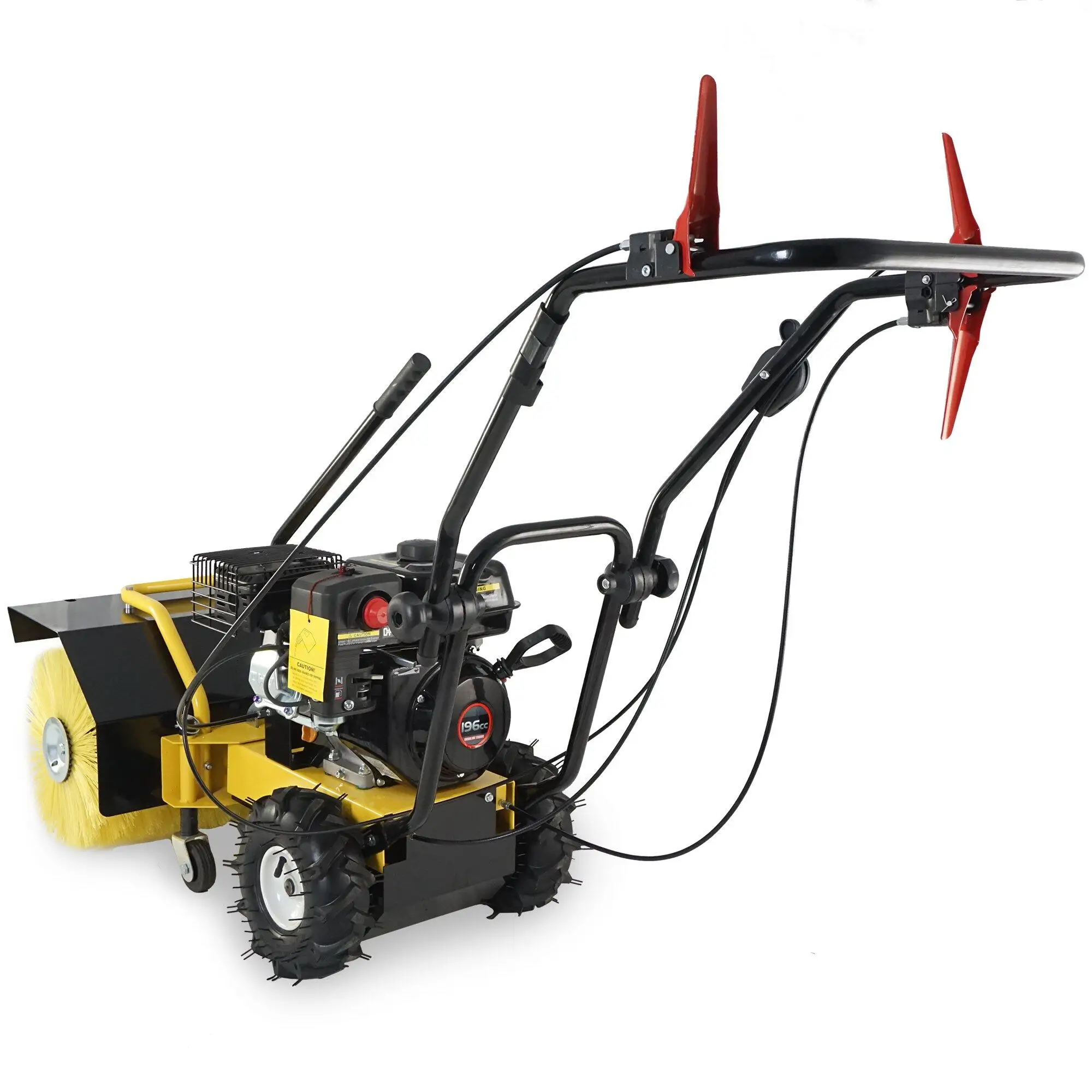 6.5hp бензиновый двигатель мощный дорожный уборочный аппарат с рабочей шириной 600 мм