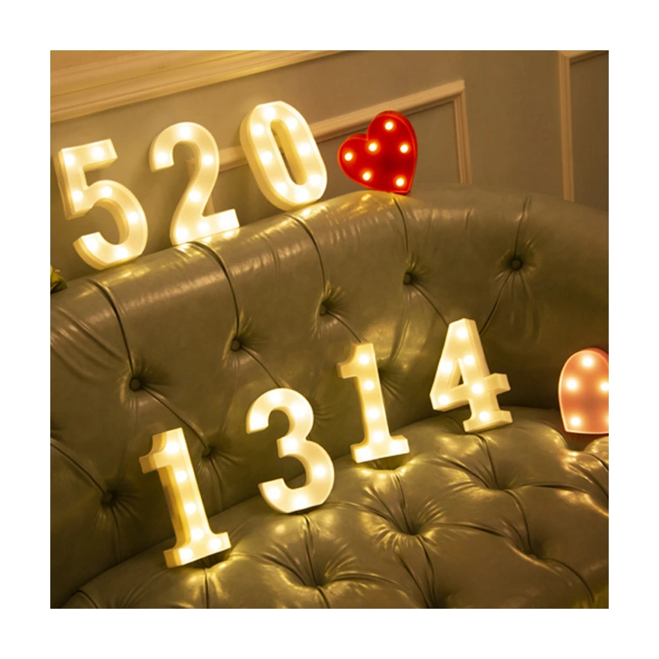 822-21 LED symbol modeling light wedding night light birthday confession proposal light
