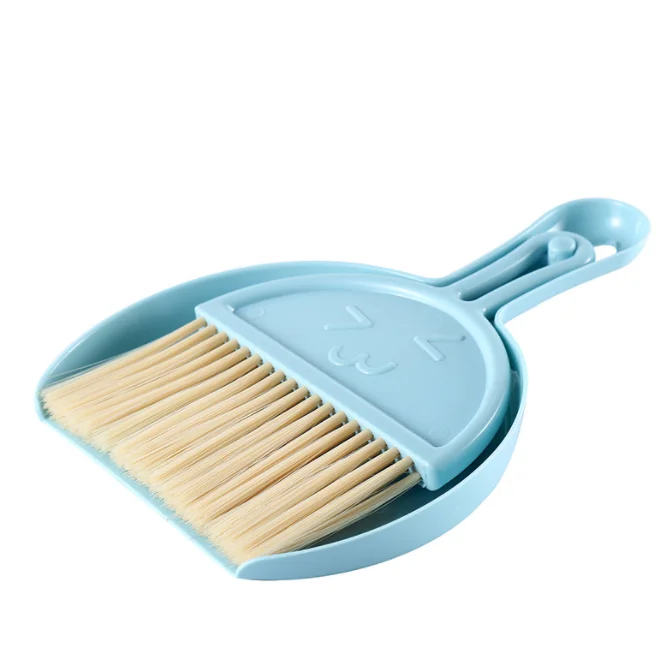 Household desktop mini broom keyboard cleaning brush with dustpan small broom set computer sundry brush