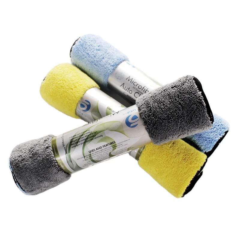 3PCS PACK microfiber car clean towel Wash Polish Clean  Cloth microfiber towel car toallas de drying towel