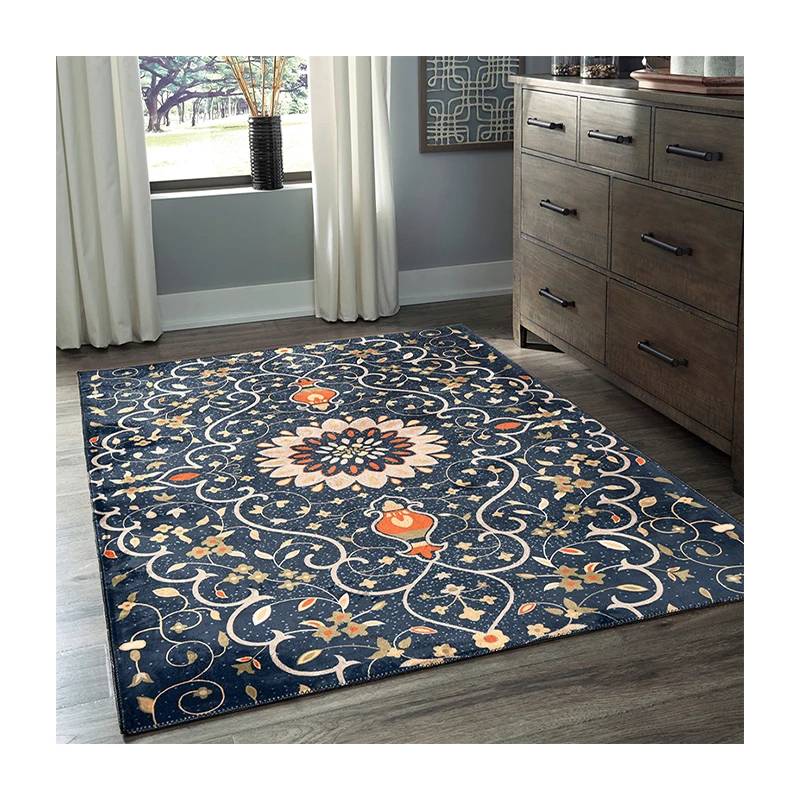 Flannel Printed Rug Cheap Price Good Quality Floor Carpet Door Mat Area Rug For Living Room