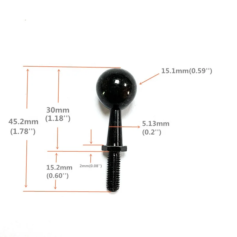 Wholesale custom carbon steel ball head stud screw