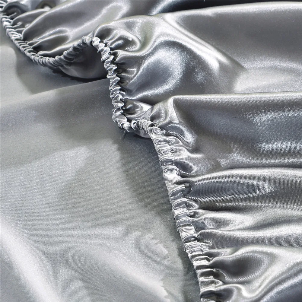 Оптовая продажа, чехол на матрас с защитой от пятен, 100% водонепроницаемый дышащий защитный матрас для кровати, Шелковый Водонепроницаемый защитный матрас с защитой от клещей