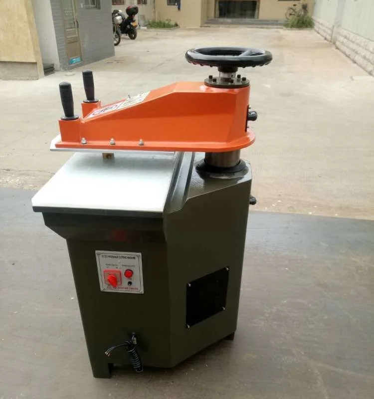 China shoe making machine swing beam press cutting machine