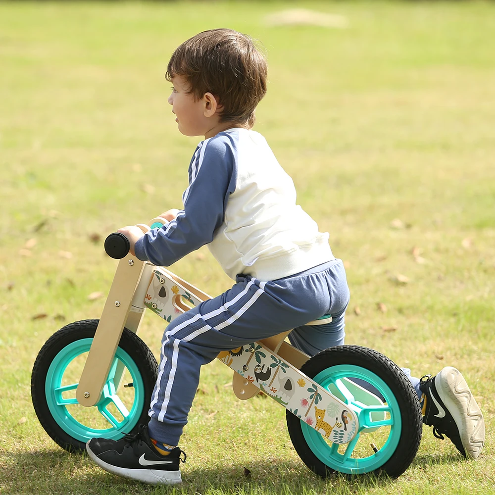 UDEAS Cheap supplier baby ride on car toy 12 inch children wooden balance bike